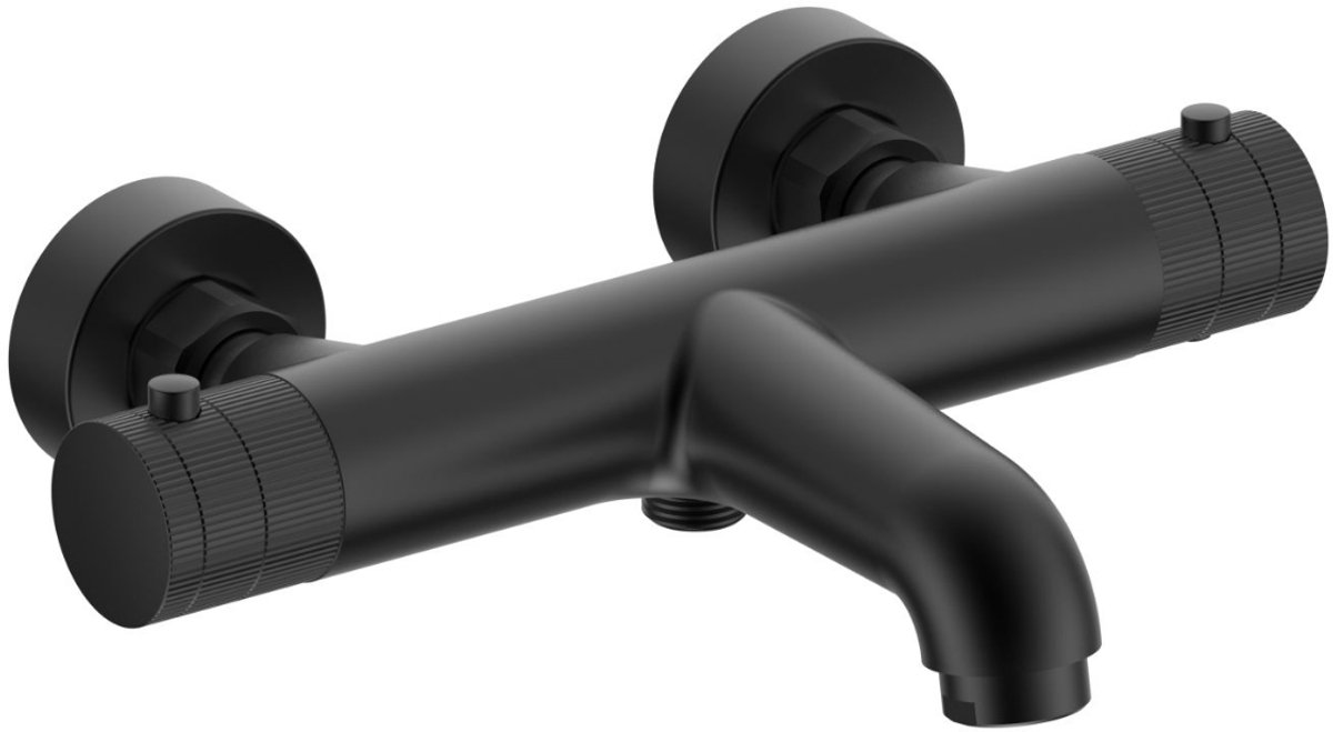 ALONI Stria badmengkraan – thermostatisch – opbouw – mat zwart