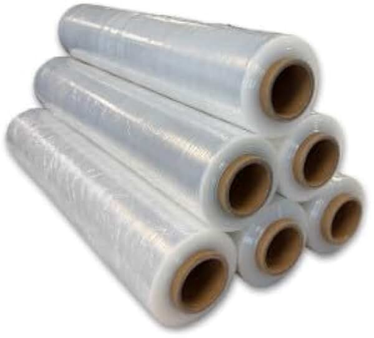 Wikkelfolie transparant - 6 x krimpfolie 50cm x 300 meter - stretchfolie