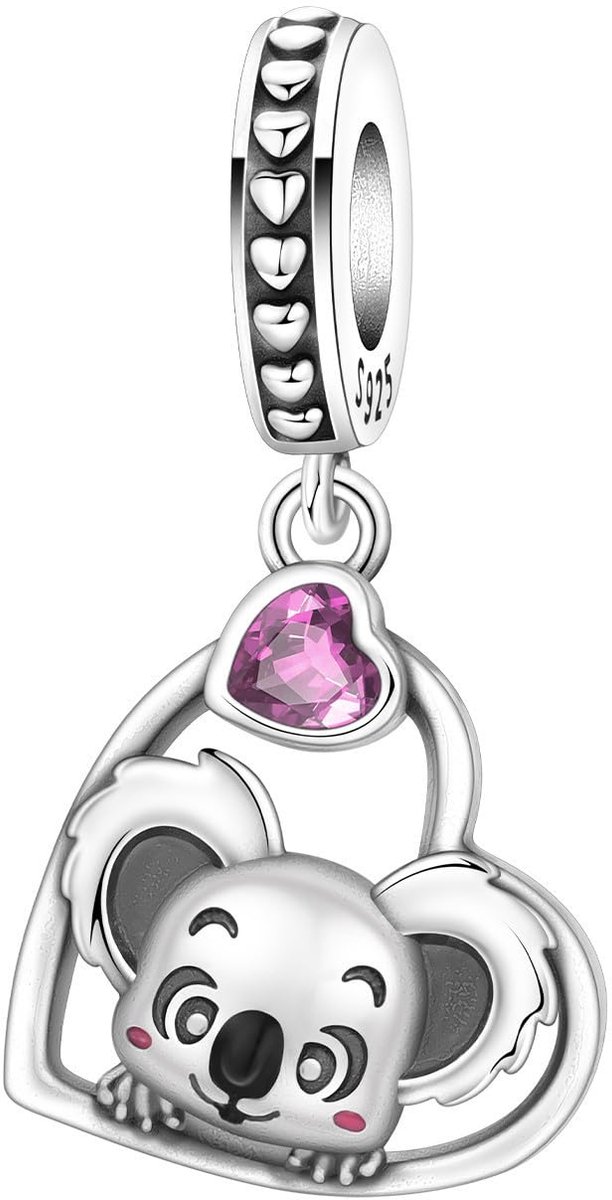 925 Sterling Zilveren Kralenbedels Hanger voor Armband Beer Kralenbedels Hond Bedels Dieren Bedels, Compatibel met Europese Armbanden en Ketting voor Vrouwen Sieraden Gift