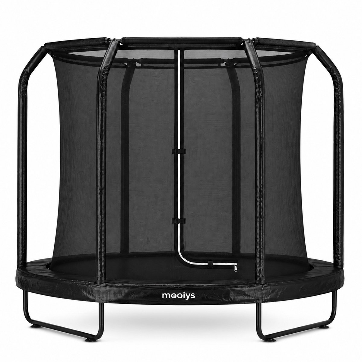 Mooiys Kinder Trampoline 305cm - Met Veiligheidsnet en Ladder - Zwart