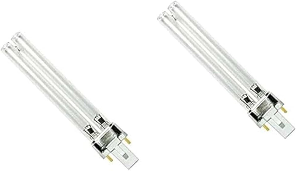 Lamp met gloeilamp 2 stuks 5w 7w 9w 11w 13w, vervangingslamp voor PLS UV vervangingslampen voor UVC vijverfilters en zuiveraars