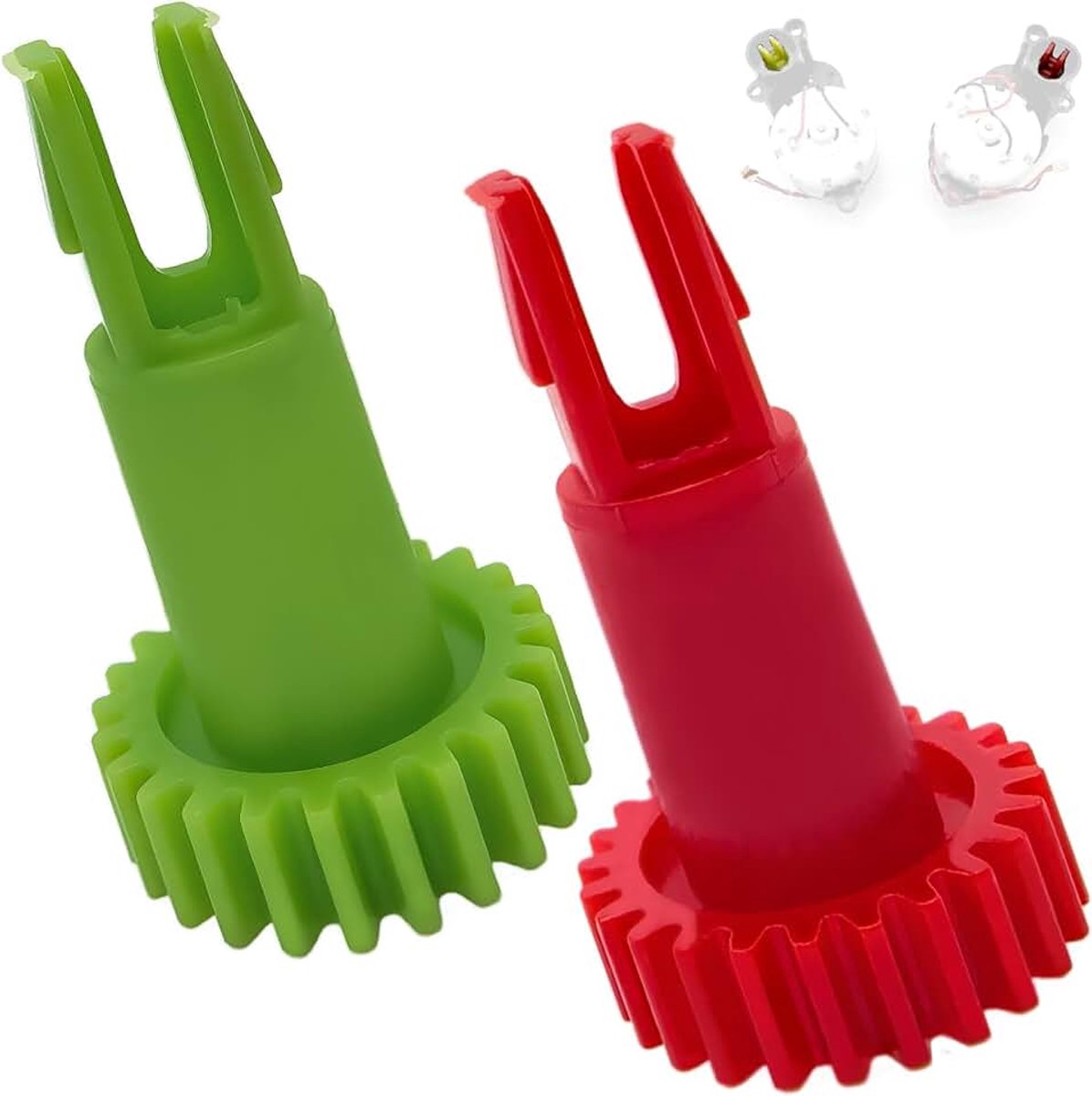 Reserveonderdelen voor Ecovacs Deebot T5, T9, T8, OZMO 950, 920, N5, N8 robotstofzuiger, accessoires (1 x rood, 1 x groen)