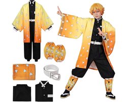 Anime Kostuum, Giyuu/Shinobu/Mitsuri/Muichirou/Tanjiro/Nezuko/Zenitsu Cosplay, Animekostuums voor Mannen en Vrouwen Karakter Kimono Uniform voor Carnaval, Halloween, Anime Conventies