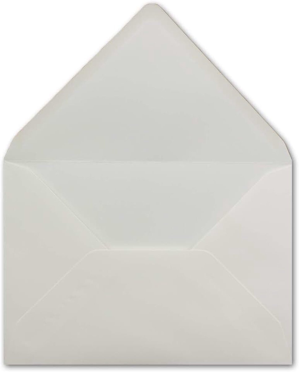 DIN C5 220 x 154 mm gekleurde enveloppen natte kleeflaag 50 Umschläge 22 champganer.