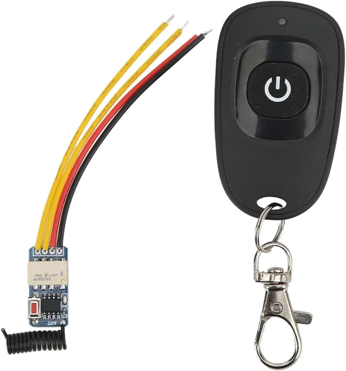 Mini Relais Afstandsbediening Schakelaar 433.92Mhz Draadloze Relais Schakelaar met Vertraging Zender Ontvanger voor LED Strips