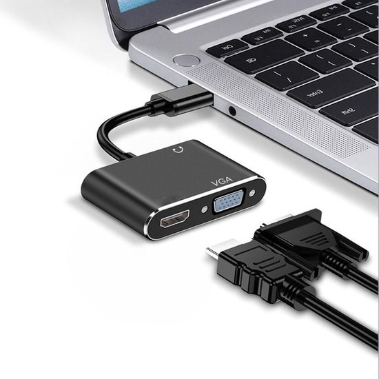 USB naar HD Adapter - HD Multimedia Interface - Dubbel Scherm - Plug en Play - 1080p Resolutie - Zilver — afbeelding 3