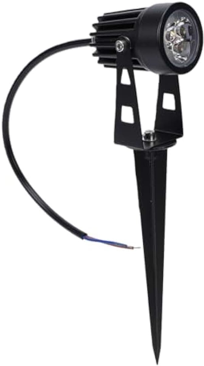 12V LED Tuinspot Aluminium Buitenlamp Warm Wit 3W 330LM Waterdicht Grondspot voor Tuinpad Terras Verlichting