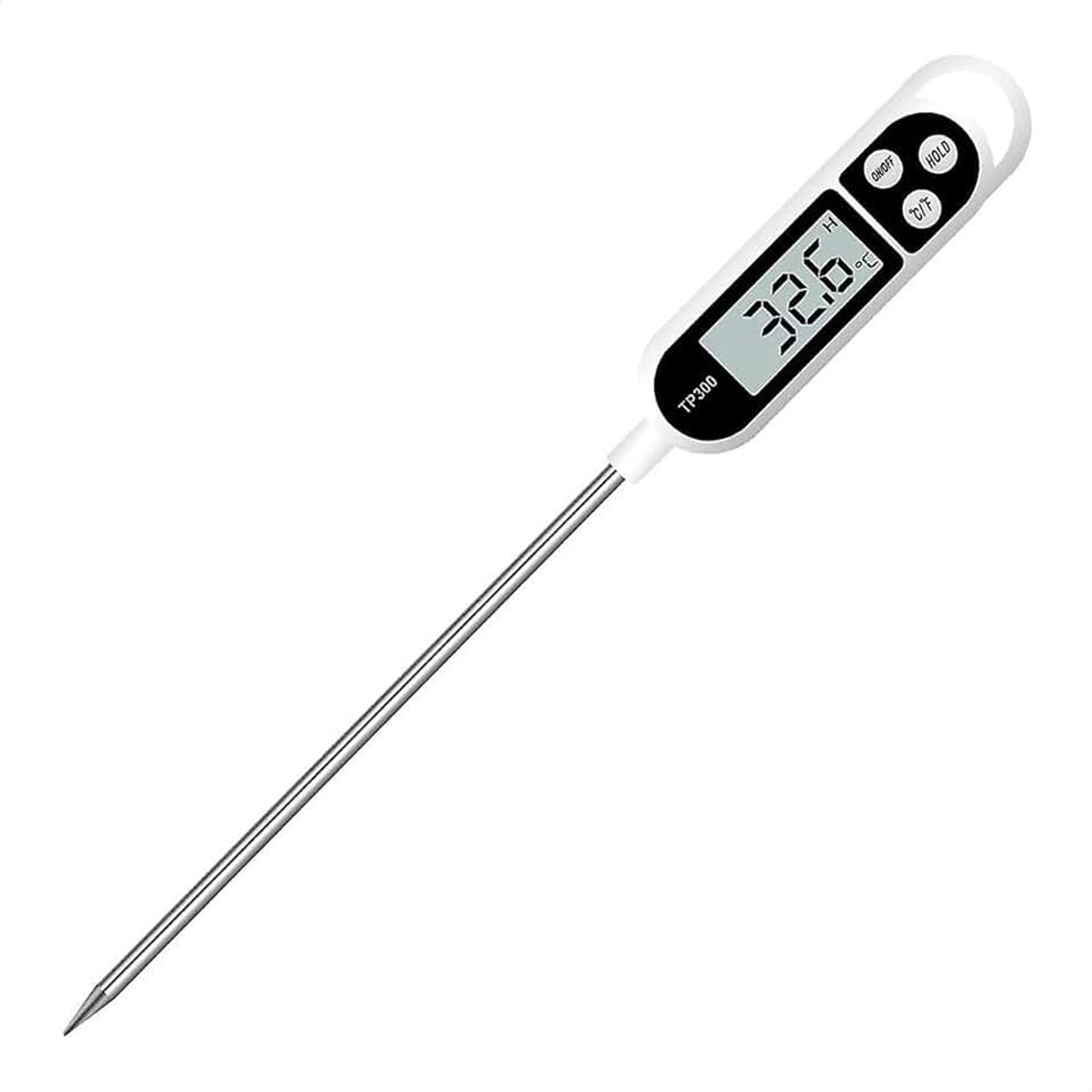 Professionele keukenthermometer, grillthermometer, naaldthermometer van roestvrij staal, thermometer voor elektronisch koken, digitale gastronomie thermometer