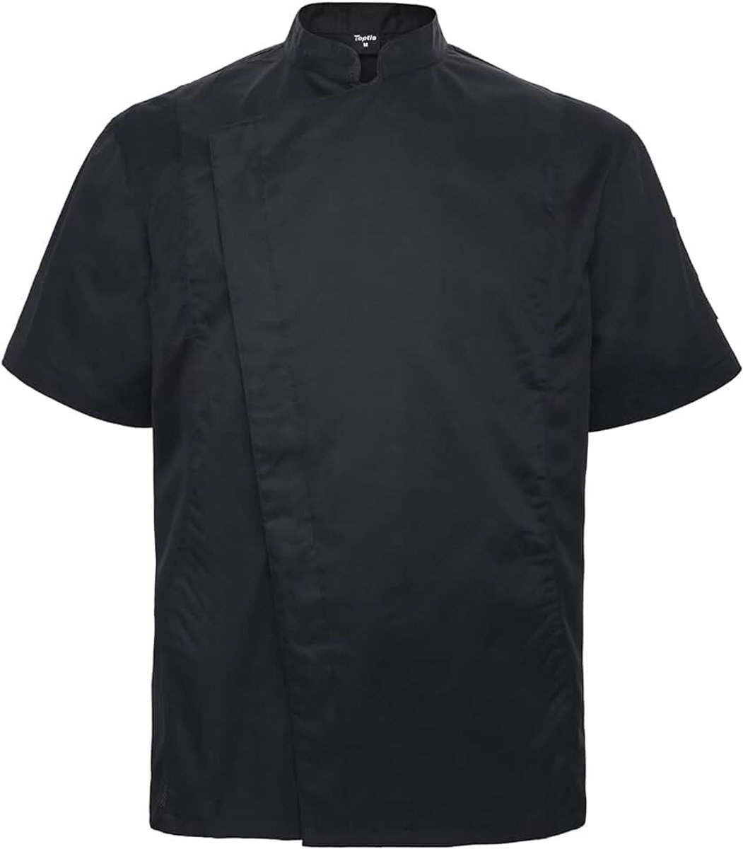 Unisex Koksjas Met Korte Mouwen