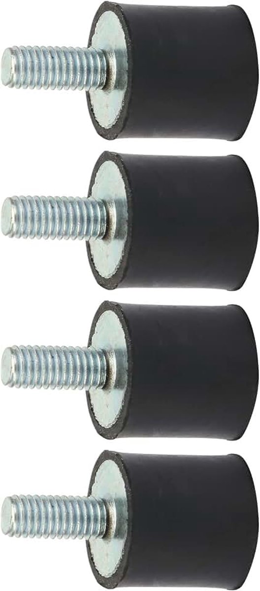 4 Stuks Schokdempers M3 Rubber Mount M3 M5 M6 Rubberen Lagers Airconditioning Rubberen Buffers Anti-vibratie Voeten Schokdempers M5 Silentblock voor Warmtepomp Schokdempers