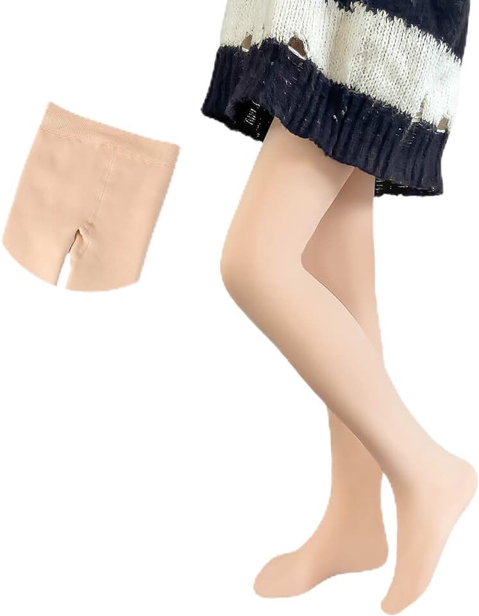 Meisjes panty's Winter thermo panty's Kinderen Warm fleece gevoerd Ondoorzichtig Rekbaar Winterbroek Zachte balletpanty's Eenkleurige leggings Kinderpanty's voor 2-10 jaar