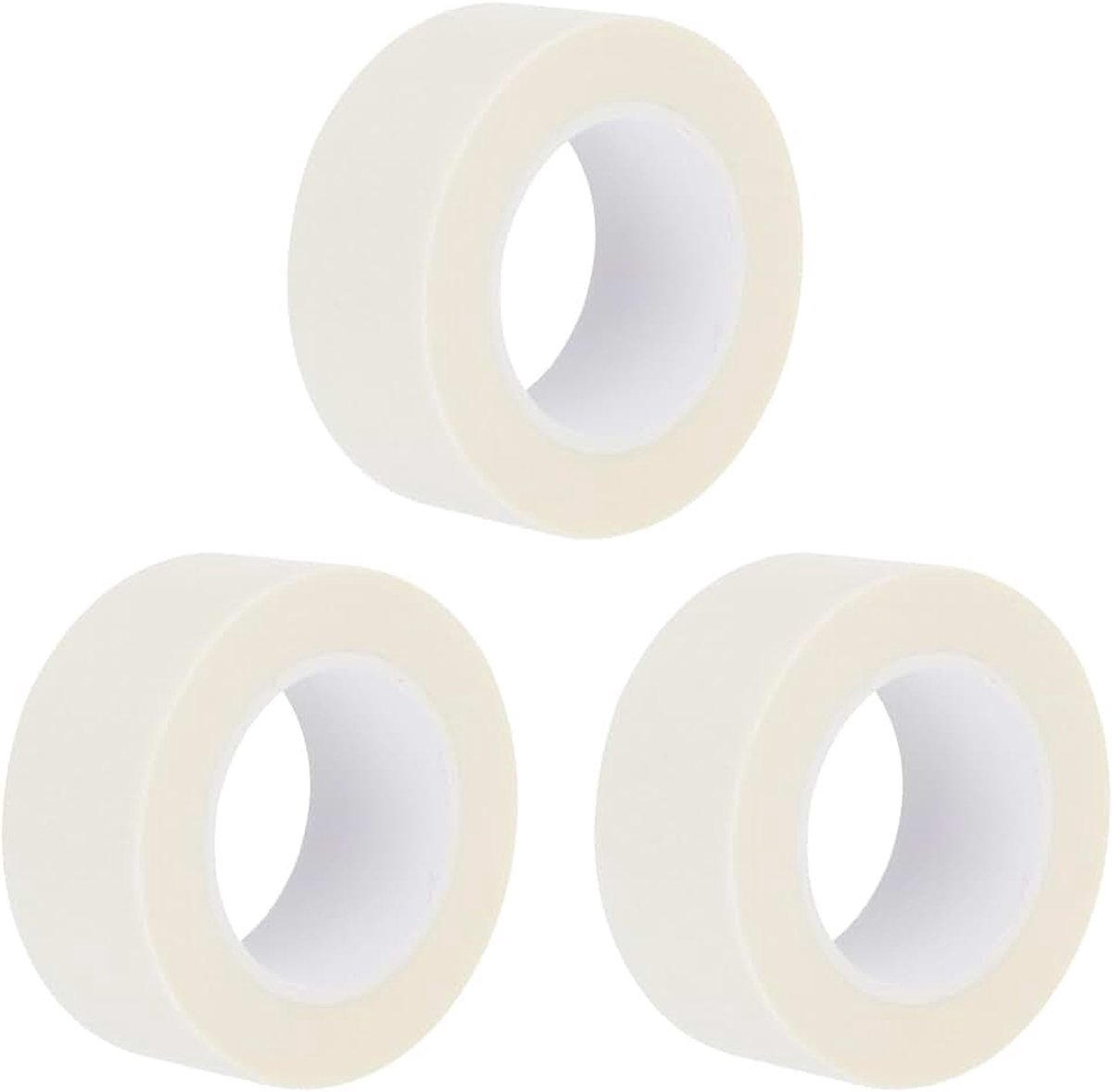 3 stuks 2,5 cm breed 14 yards wit afplakband schildertape rollen voor thuis kantoor commerciële aannemers schoon druppelvrij schilderen breed crêpepapier