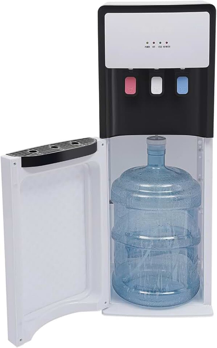 Loading Waterdispenser, 500 W, staande waterdispenser voor warm en koud water, 3 wateruitlaten, drinkwaterdispenser, elektrische waterkoeler voor privégebruik en ook