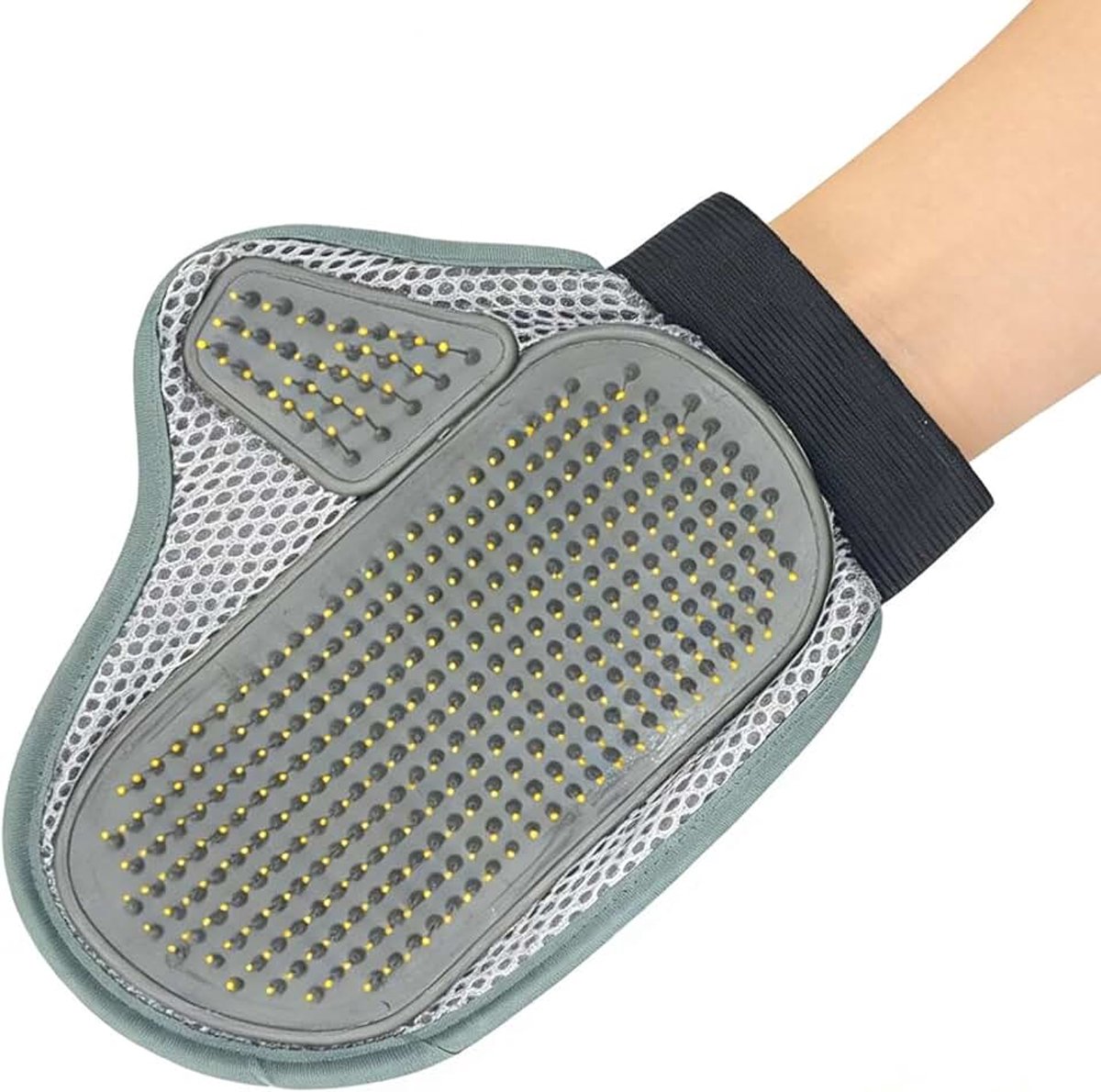 Handschoenen voor huisdieren, dubbelzijdige haarverwijderaar, verzorgingshandschoenen voor katten, gebruik bij puppy's, dieren, reiniging, badkamer, massage, haarverwijderaar, thuis