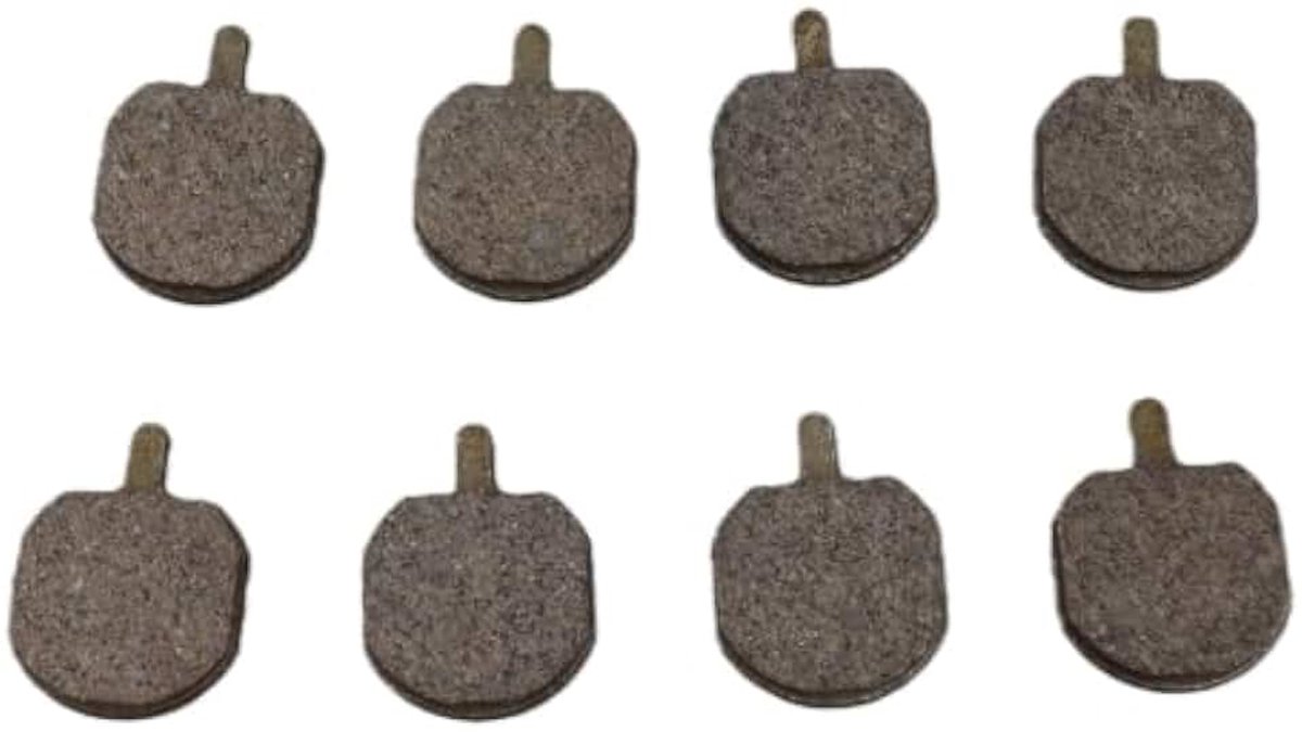 4 paar vervangende metalen schijfremblokken inlegzolen Hayes mx2/3/4/5cx5 GX - C gx2, Zwart of grijs