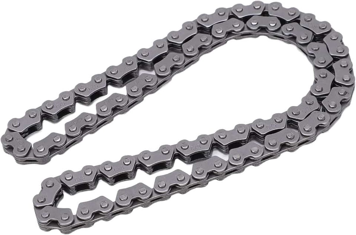 Distributieketting 2x3x82L Hoge Prestaties Roestvrij Staal Legering Vervanging voor GY6 50 60 80cc Motoren in Scooters Go Karts ATV UTV en Motoren