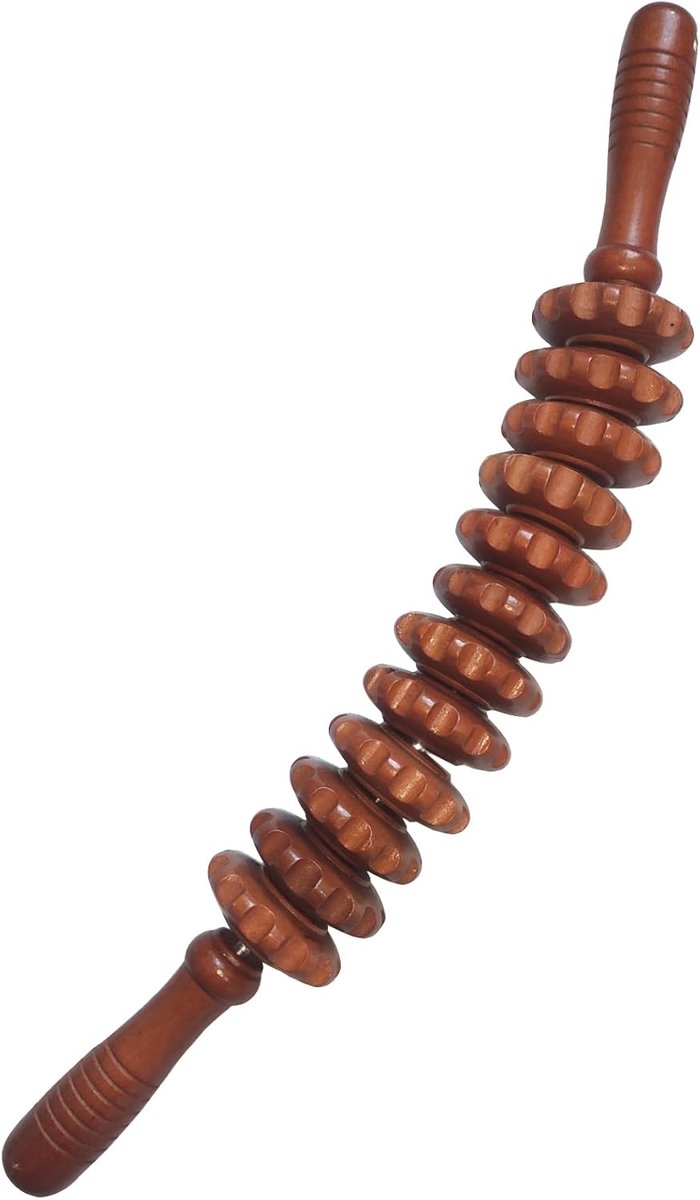 massage - massage apparaat - massage stok - bruin - anti-cellulite massage roller gereedschap - massageapparaat hele lichaam - vermoeidheid verlichten