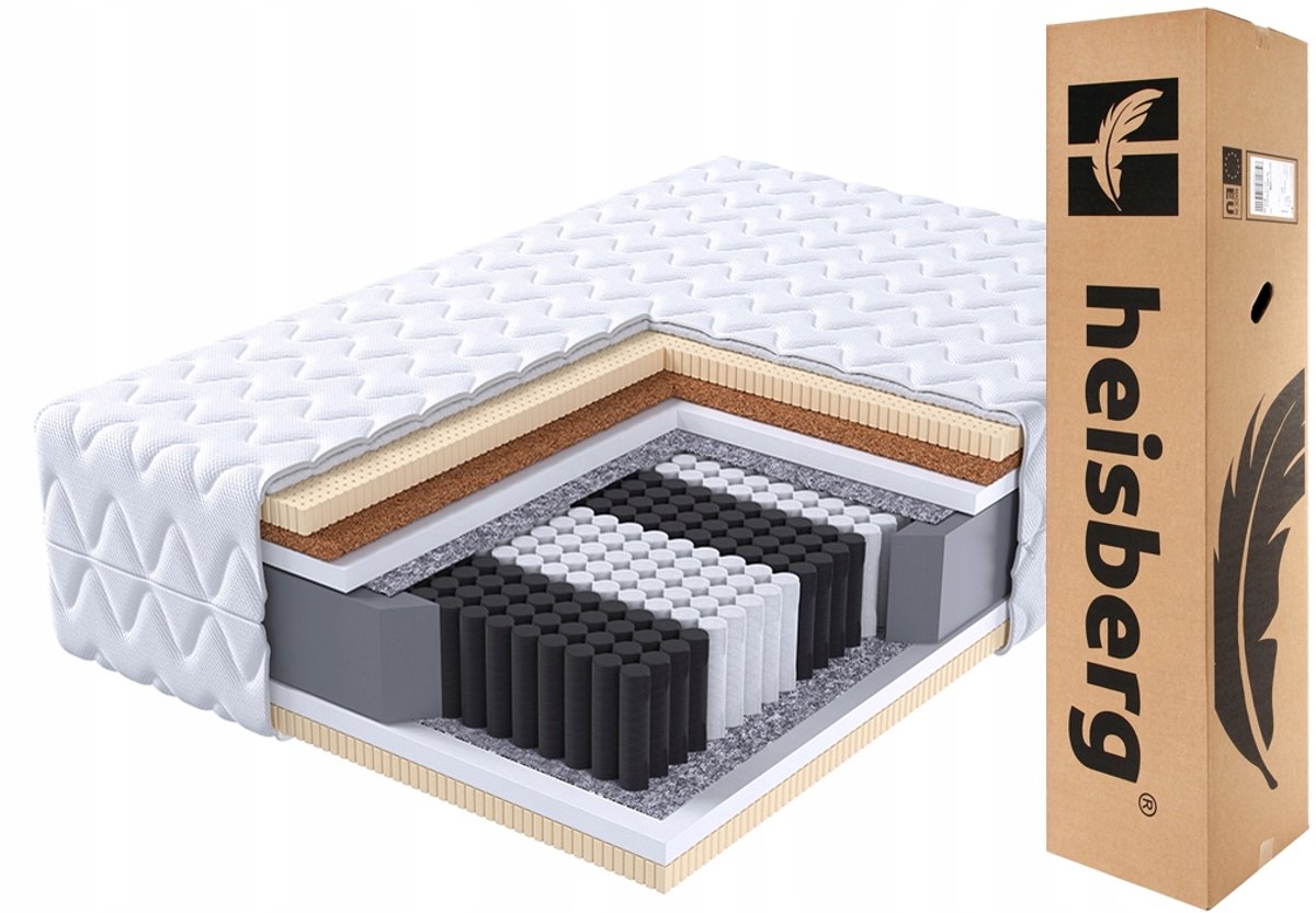 Heisberg Vortex Matras 100x200 - Pocketvering, Kokosnoot, Latex
