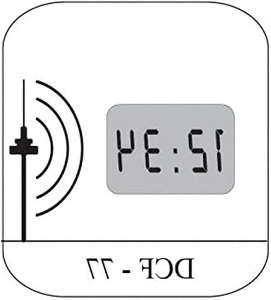 Projectiewekker - Radioklok - Tijd Aflezen - Wandprojectie - 117 x 51 x 93 cm - Zwart