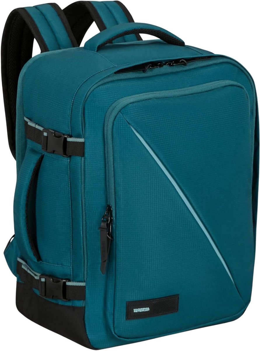 Handbagage Rugzak - Vliegtuig Tas - Reizen Met Vliegtuig - Speciaal Laptopvak - 40x30x20 cm - Blauw