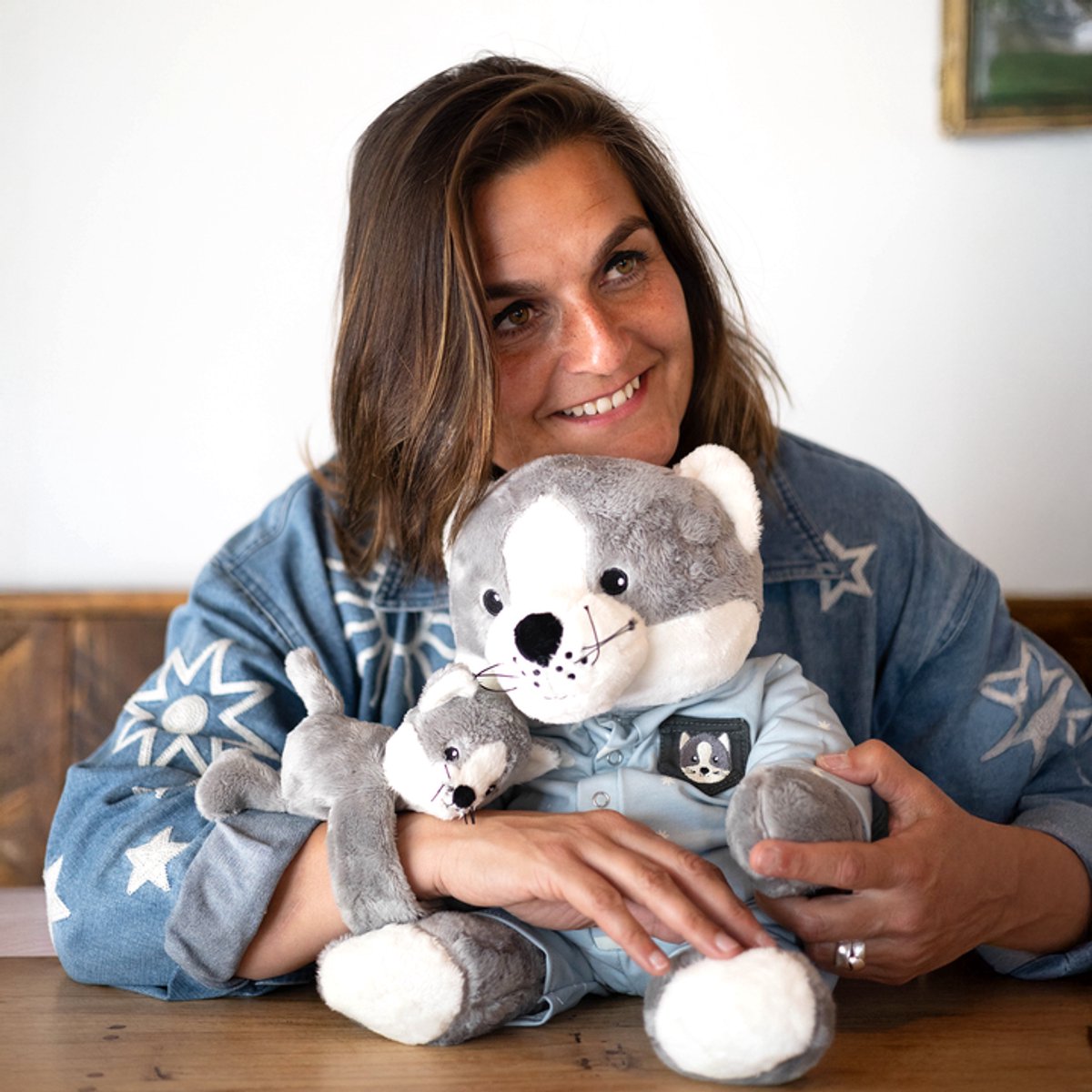 Lotgenootje Verzwaringsknuffel Kat + Mini Kat - Verzwaarde Knuffel - Weighted Stuffed Animal - Sensorisch Speelgoed - Zware Knuffel Anxiety - Plushie — afbeelding 6