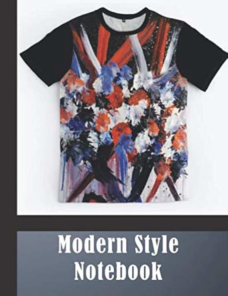 Modern Style Notebook: Lined Modern Style Composition Notebook/Journal 150 pages and 8,5x11 inches.