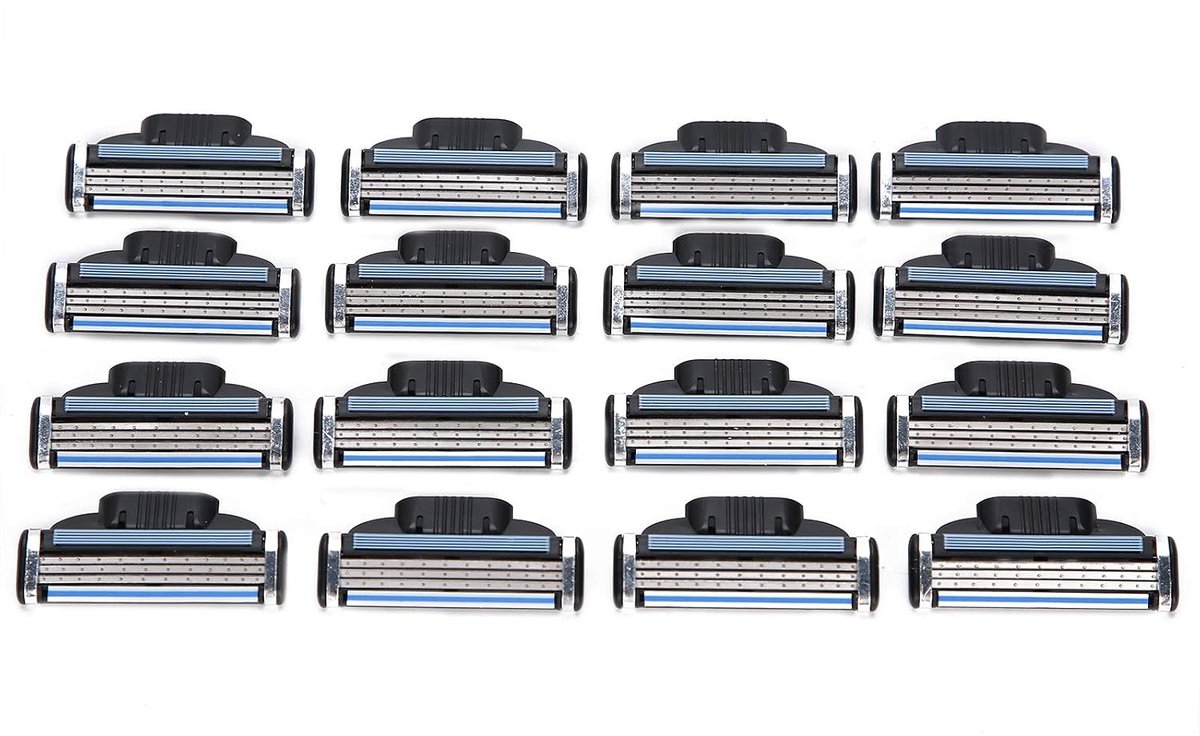 Verpakking met 16 mesjes - Scheermesjes - Handmatig scheermes - Scheermes voor mannen - Unisex - Geschikt voor zowel mannen als vrouwen - Handig en praktisch - Geschikt voor salons, thuisgebruik en professionele herenkapsels