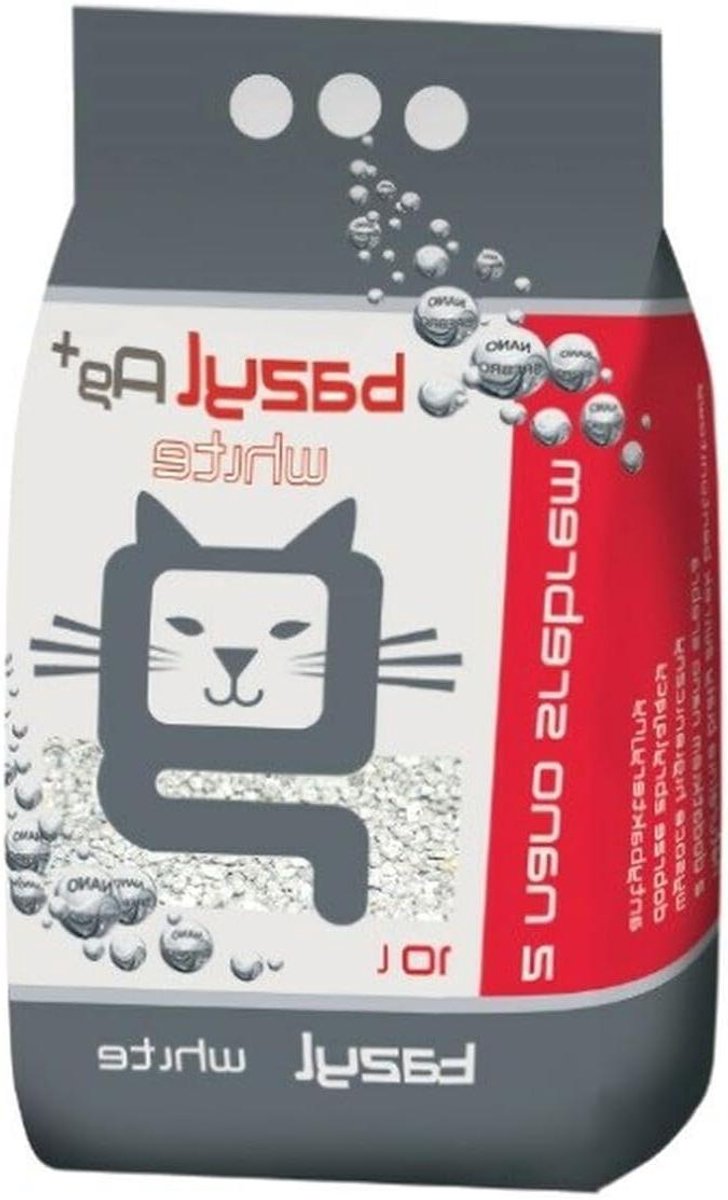 Kattenbakvulling Zand - Geurverwijderaar Katten - Hygiënisch Houden - Snelle Absorptie - 10 Liter - Meerkleurig
