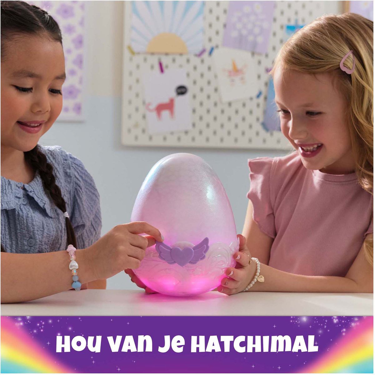 Hatchimals Alive - Mystery Hatch Pufficorn - Interactief verrassingsspeelgoed in een ei met mist, lichtjes en geluiden — afbeelding 14