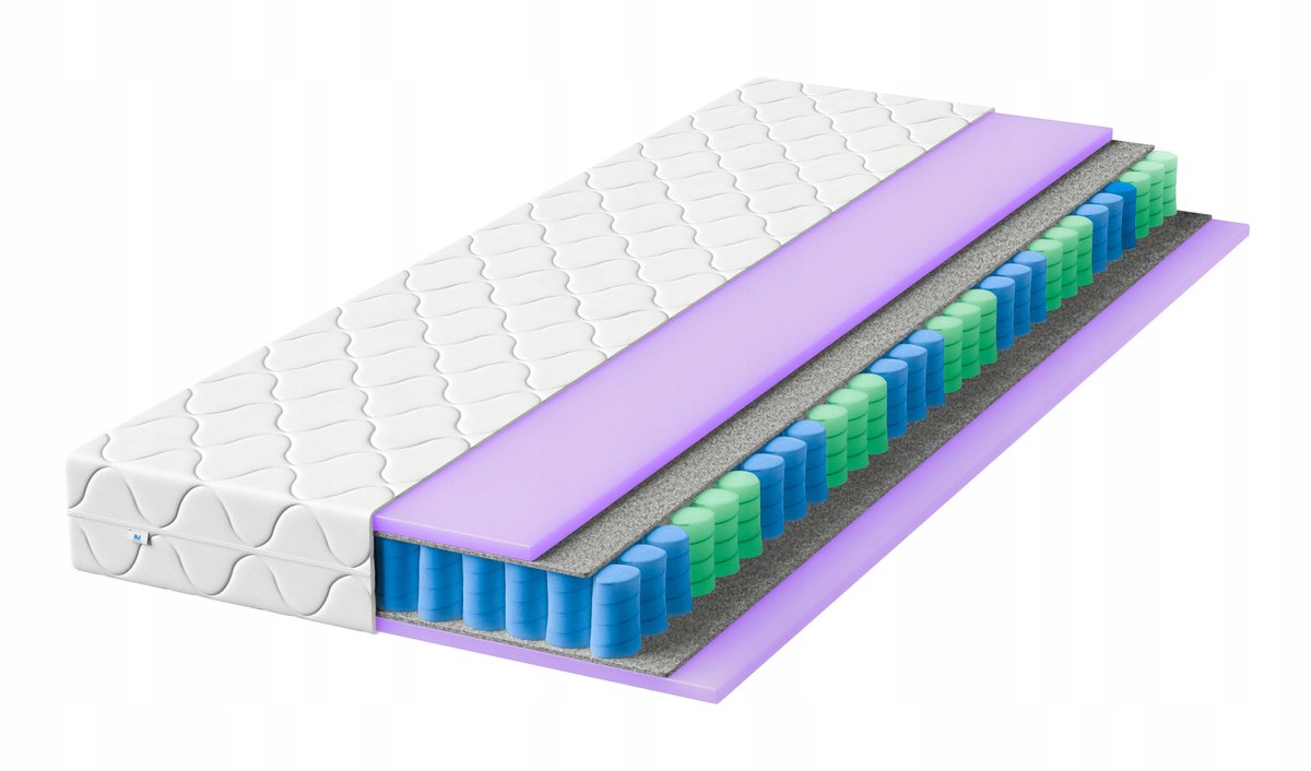TINO Pocketvering Matras 90x190 H3 Middelhard 16cm Comfortabel