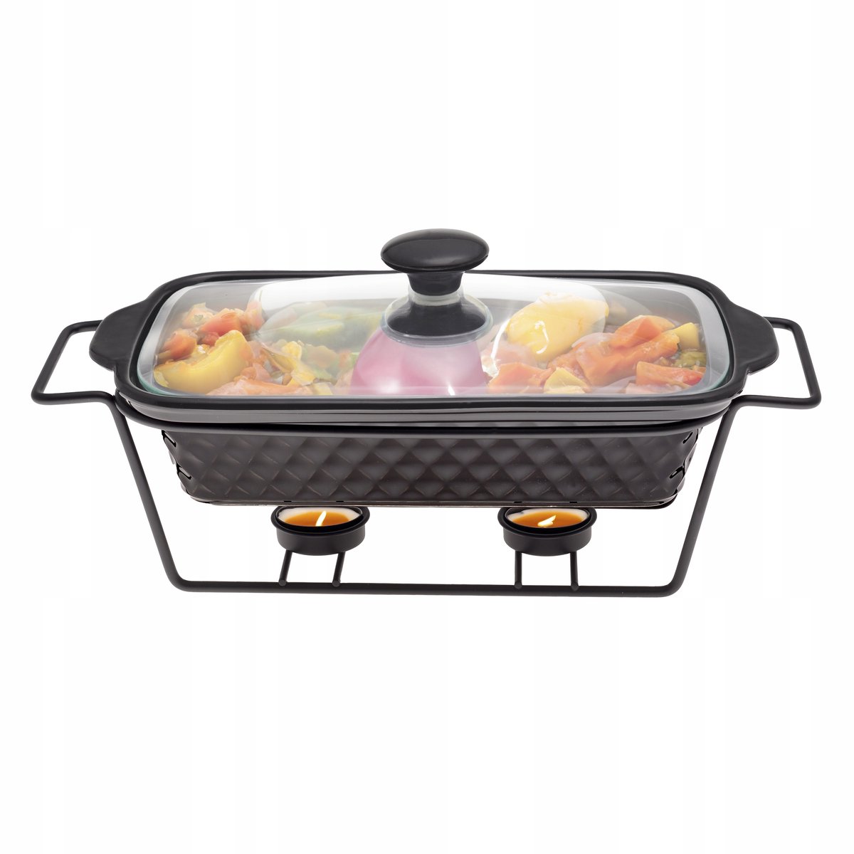 Keramische Ovenschaal met Warmhoudplaat 1.3L