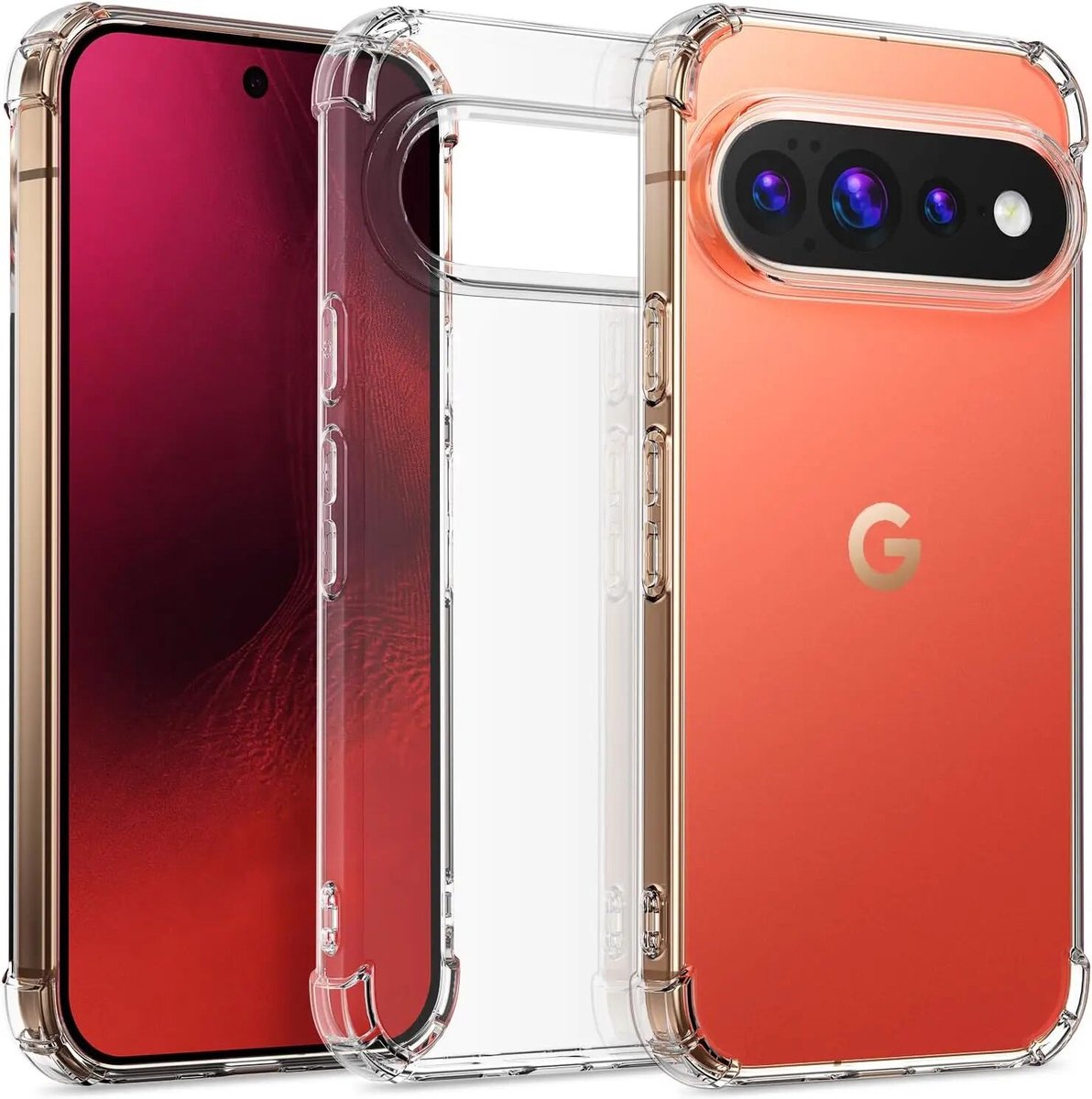 Transparant Hoesje Geschikt voor Google Pixel 11 Pro | Schokbestendig TPU | Back Cover | Dun | Flexibel | Shockproof | Doorzichtig