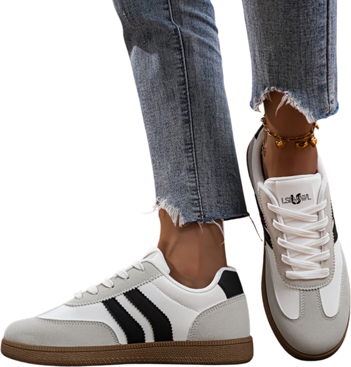 Currero Schoenen Dames Sneakers Comfortabel Slippers Casual Volwassenen en 44 Grijs