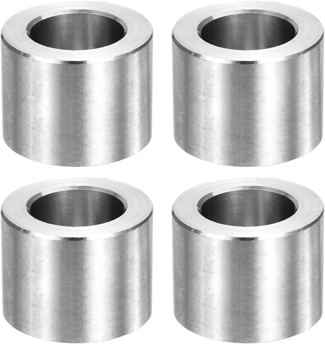4 stuks M16 metalen afstandhouders, 5/8 inch, roestvrij staal, afstandhouder, 16 mm ID x 26 mm OD x 20 mm L, rond, zonder schroefdraad, standoff bus, glad oppervlak voor schroeven, bouten