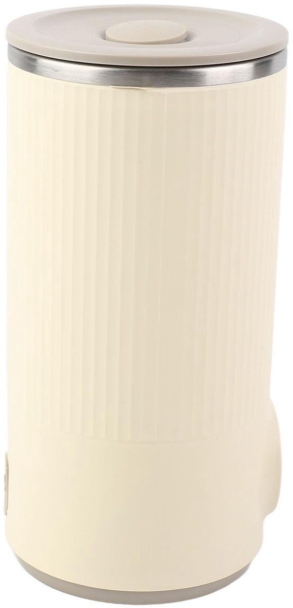SnelShoppen - Elektrische Waterkoker Draagbaar Mini Verwarmingsbeker Roestvrij Staal 400 ml Oplaadbaar via USB Snelle Opwarming tot 55 °C Accu 6000 mA