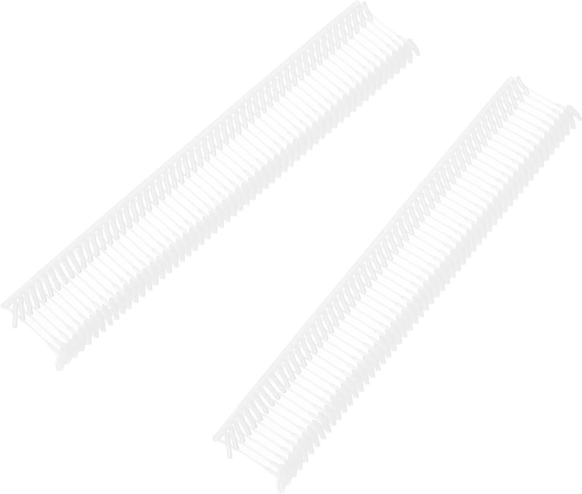 1500 stuks etiketteerpistool, hechtdraden, veiligheidsdraden, 10 mm, kunststof tagging-vasteners met draad, nietdraden voor kledingprijs, etikettering, bars, transparant