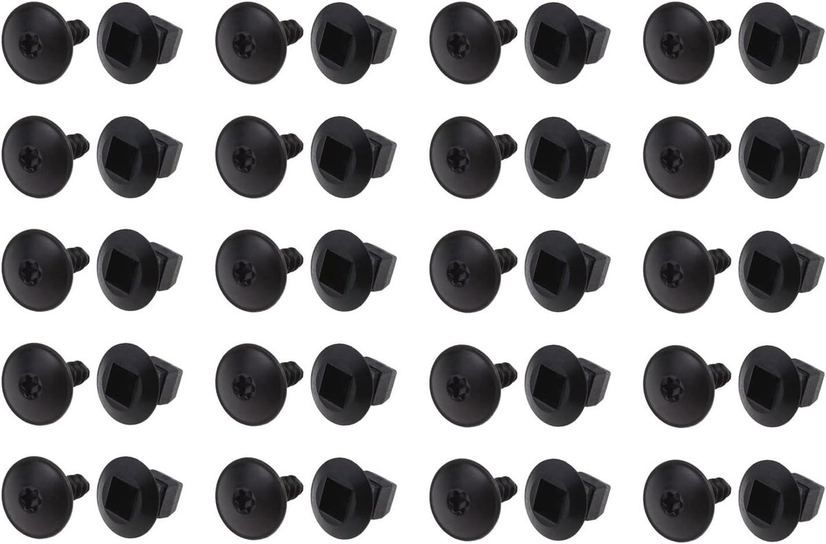 20 Sets Torx Schroeven Voor Spatbord Bumper Motor Shield Cover Lade Splashguard Wiel Boog Clip N90775001 N90833801 Compatibel met Bora Golf CC Kever A4 A6 A8 Altea Leon