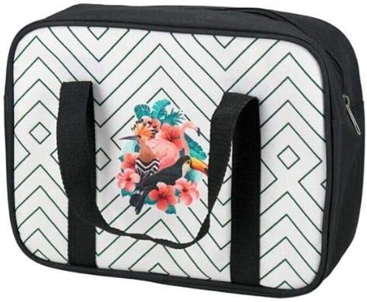 Koeltas - Lunchtas - Eten koelen - Bloemenprint - 5 Liter - Multicolor