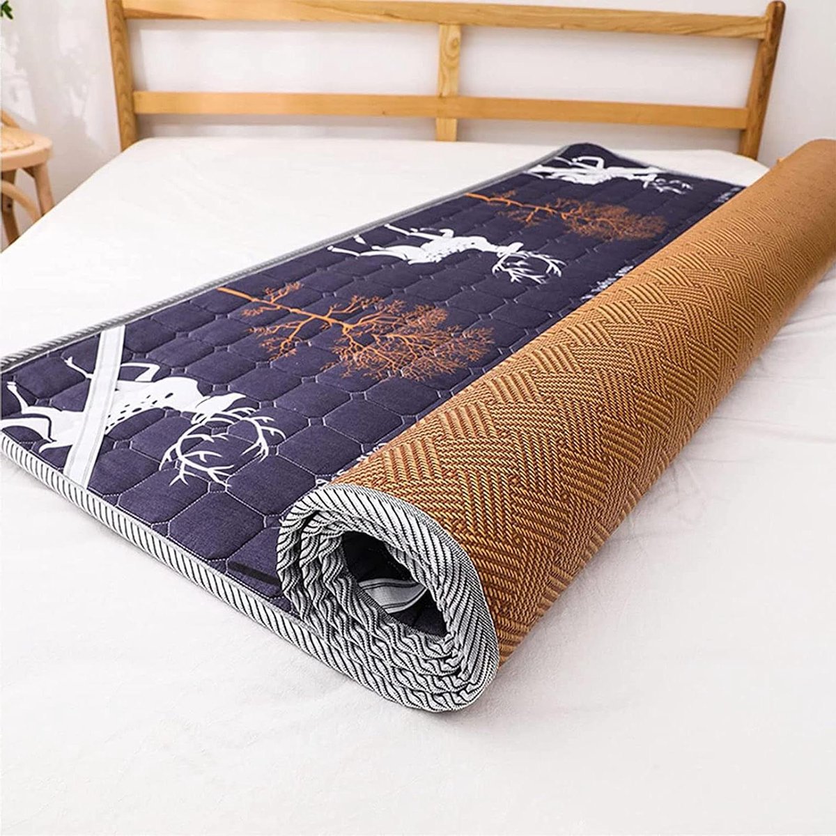 Zomer Slaapmat - Latex Pad - Koel Slapen - Dubbelzijdig - 150x200CM - N.v.t.