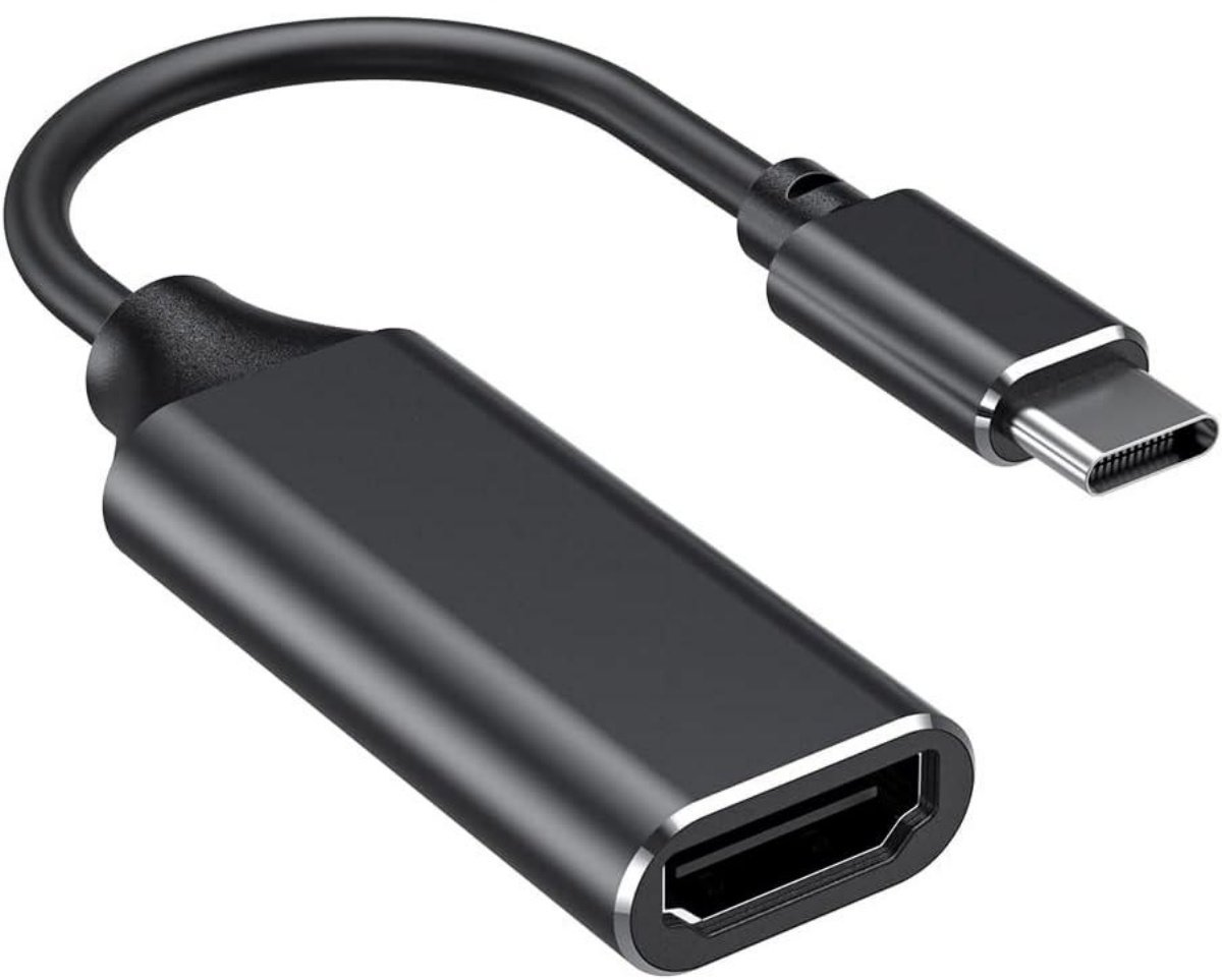 SSTRWGOOD USB-C naar HDMI Adapter - Type-C naar HDMI 4K Converter - Ondersteunt 4K/1080P/720P - Geschikt voor MacBook Pro 2018/2017, iPad Pro 2018, Samsung S9/S10/Note 9, Huawei Mate 20/P20 - Aluminium Behuizing - 16x3,5cm