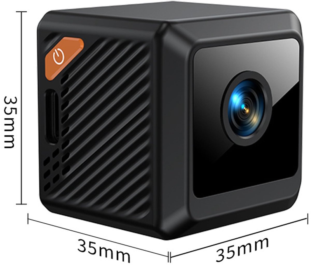 SnelShoppen - Mini Camera Voor Thuis, Draadloze Beveiligingscamera Binnen en Buiten, Huisbeveiliging, Baby Monitor, Huisdiercamera, Wi-Fi IP, Compact