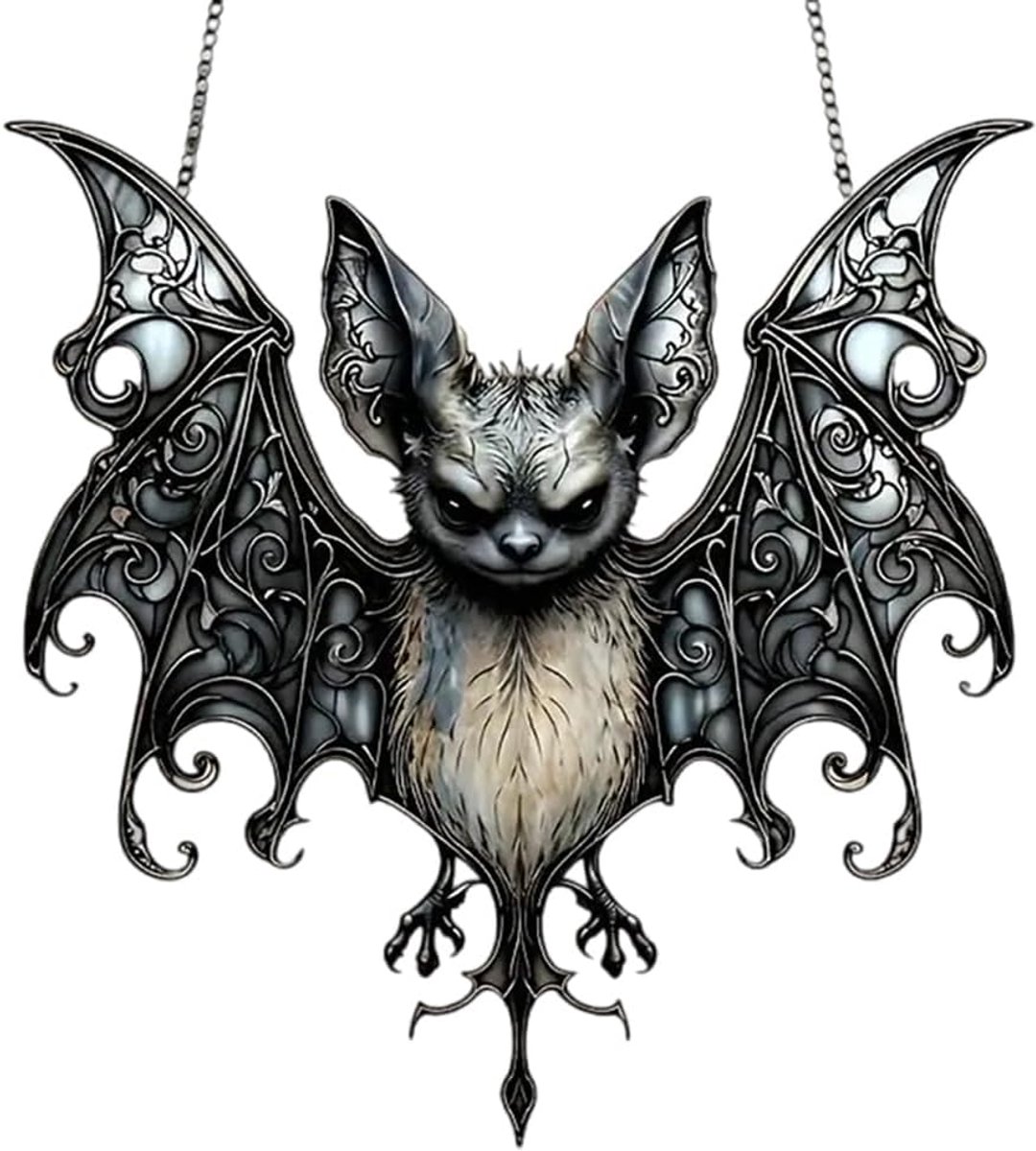 vleermuis-zonnevanger kan worden opgehangen, Halloween-decoraties, accessoires om binnen op te hangen, realistisch en levendig, voor woondecoratie