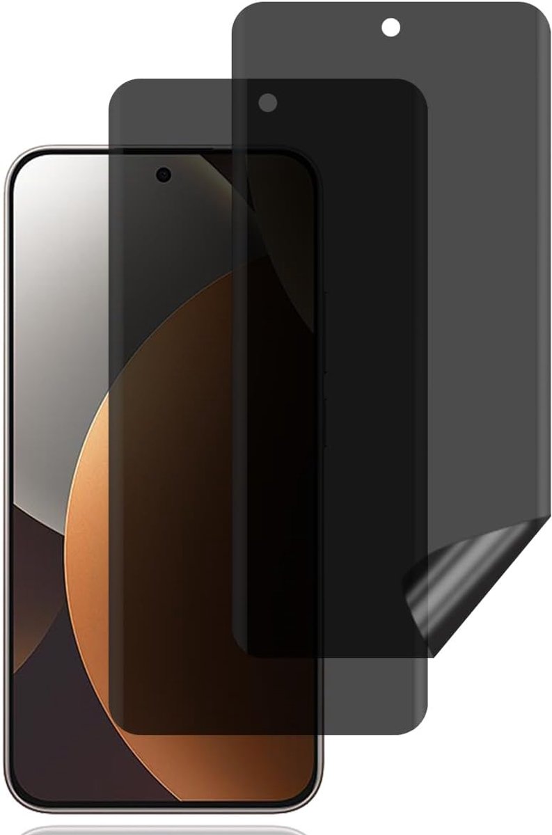 Screen Protector voor Xiaomi Redmi Note 15 Pro 5G [2 stuks] | anti-spy schermbeschermer,krasbestendig,hoge gevoeligheid,luchtbelvrij,anti-spy TPU zachte film voor Xiaomi Redmi Note 15 Pro