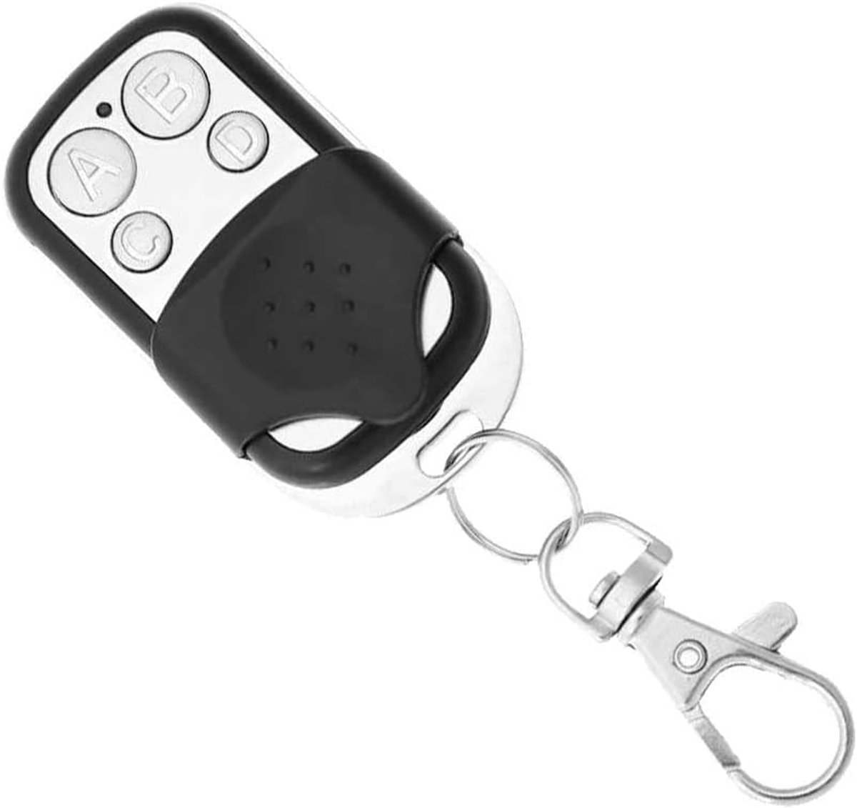afstandsbediening voor garage en automatische poort met 4 toetsen, vaste frequentie 433,92 MHz, batterijen inbegrepen