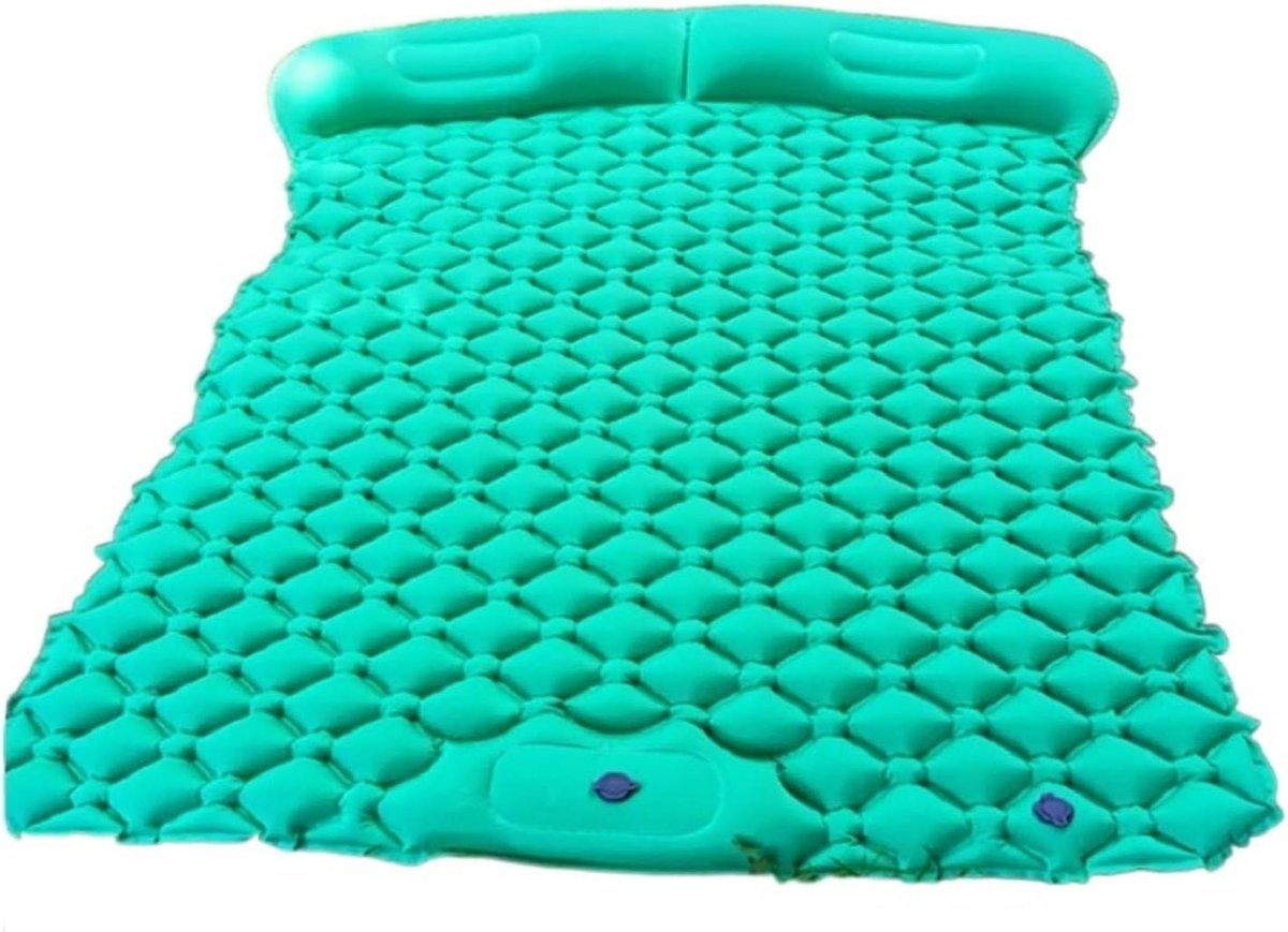 Kampeer Mat - Slaapmat Luchtkussen - Outdoor Kamperen - Ingebouwde Pomp - 195x119x6CM - Blauw