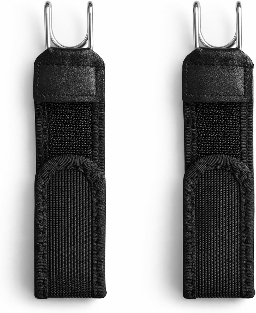 Riemen zonder gesp voor dames en heren, elastische tailleband met metalen haken en verstelbare hechtband, vlak uiterlijk onder kleding, unisex, zwart