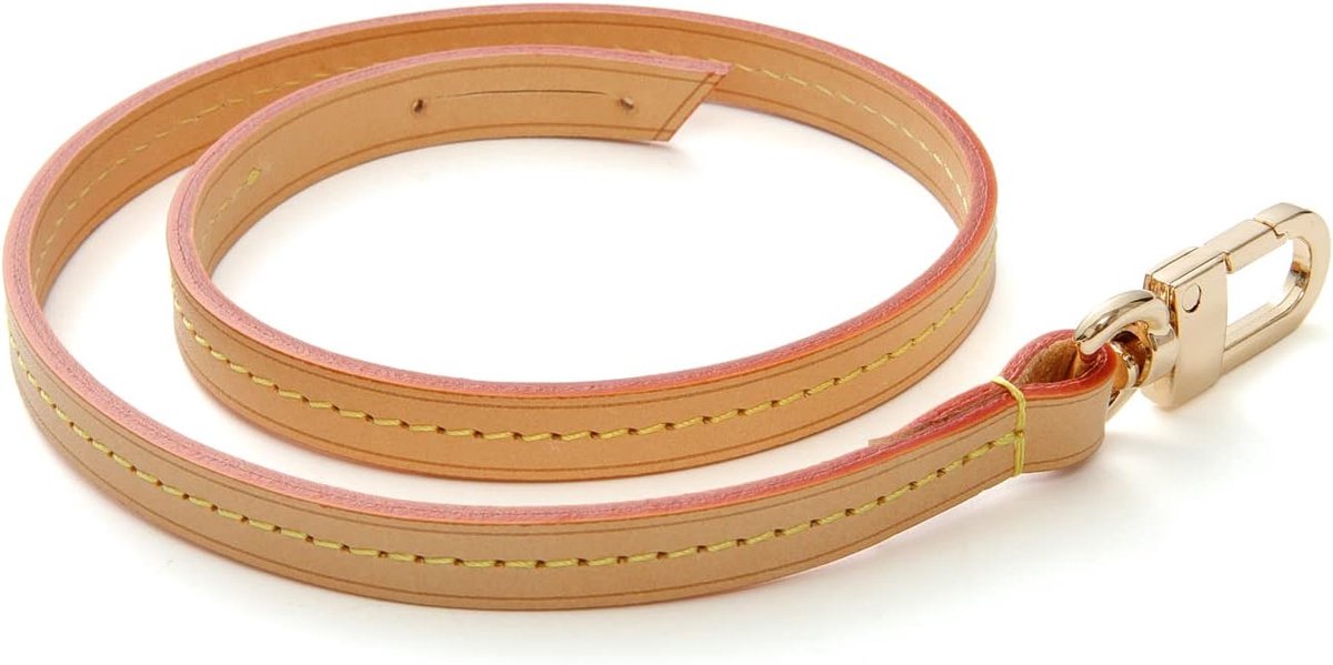 Riem 55cm Lederen Tas Riem Vervanging Vachetta Lederen Crossboby Riem Voor Pochette Accessoires Fav Eva Pouch Tassen
