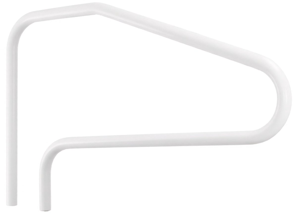 Roestvrijstalen Zwembadleuning, 1220x48x813 mm, Draagkracht 100 Kg, Naadloze Lasconstructie, Geschikt voor Inbouw- en Opbouwmontage, Biedt Ondersteuning Bij Het Betreden van Zwembaden, Waterparken en Spa's