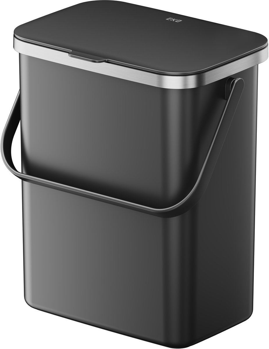 EKO - Puro Plus Food Waste Caddy 10 liter - Zwart - Kunststof