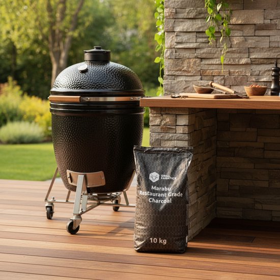 Grill Fanatics Houtskool / Charcoal Marabu - 10 KG - Restaurant kwaliteit van Grill Fanatics — afbeelding 4